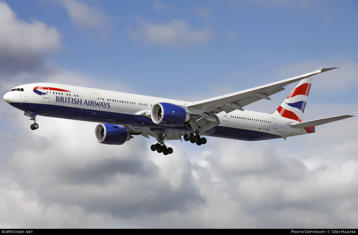 Aircraft Photo of G-STBD | Boeing 777-36N/ER | British Airways | AirHistory.net #641504