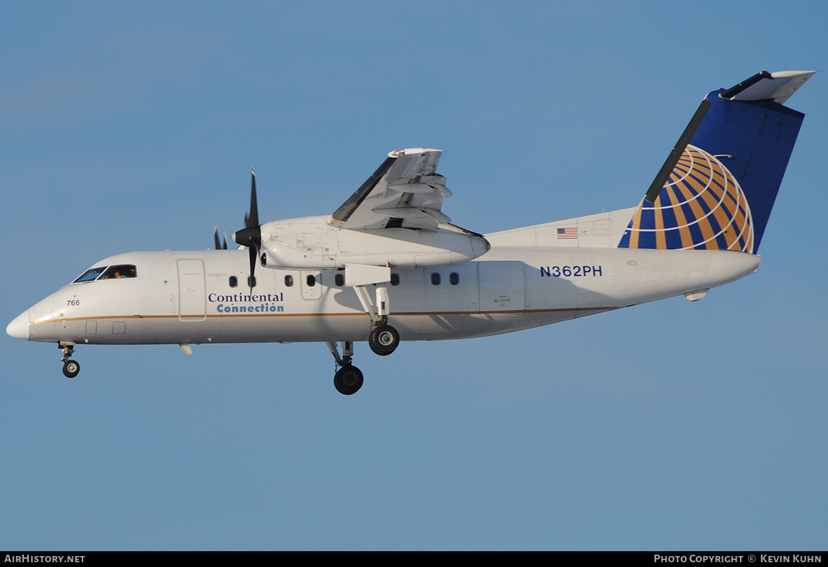 Aircraft Photo of N362PH | Bombardier DHC-8-202Q Dash 8 | Continental Connection | AirHistory.net #641518