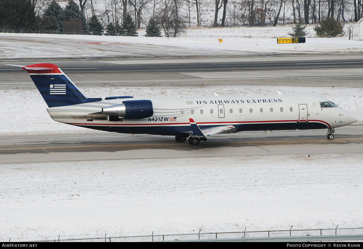 Aircraft Photo of N421ZW | Bombardier CRJ-200LR (CL-600-2B19) | US Airways Express | AirHistory.net #641520