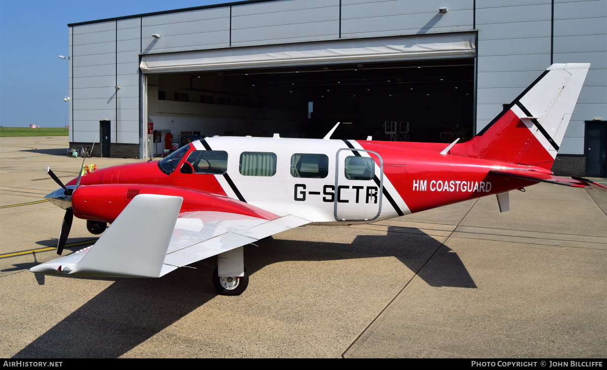 Aircraft Photo of G-SCTR | Piper PA-31-310 Navajo C/Colemill Panther Navajo | HM Coastguard | AirHistory.net #641541