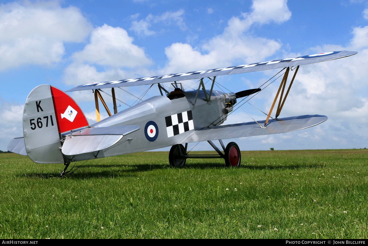 Aircraft Photo of G-EHMF / K5671 | Isaacs Fury II | UK - Air Force | AirHistory.net #641551