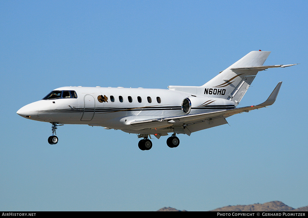 Aircraft Photo of N60HD | British Aerospace BAe-125-800B/XP2 | AirHistory.net #641562