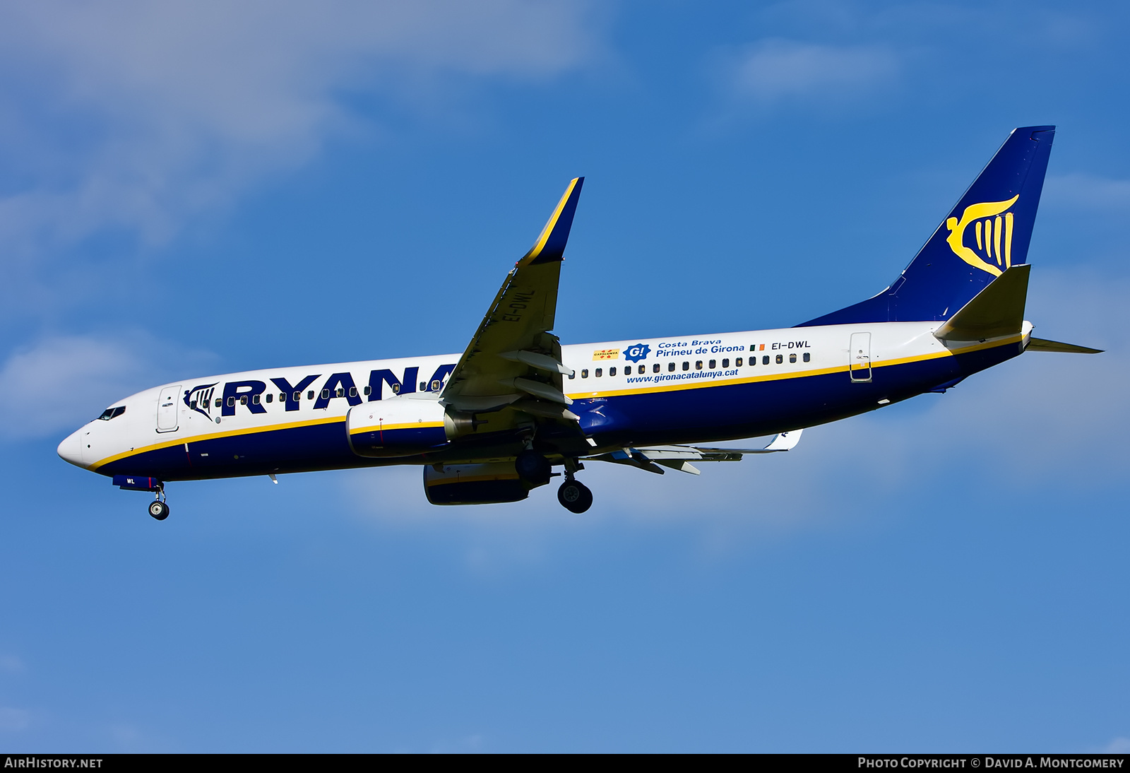 Aircraft Photo of EI-DWL | Boeing 737-8AS | Ryanair | AirHistory.net #641598