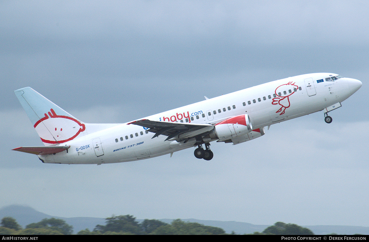 Aircraft Photo of G-ODSK | Boeing 737-37Q | Bmibaby | AirHistory.net #641625