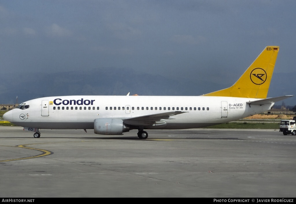 Aircraft Photo of D-AGED | Boeing 737-35B | Condor Flugdienst | AirHistory.net #641627