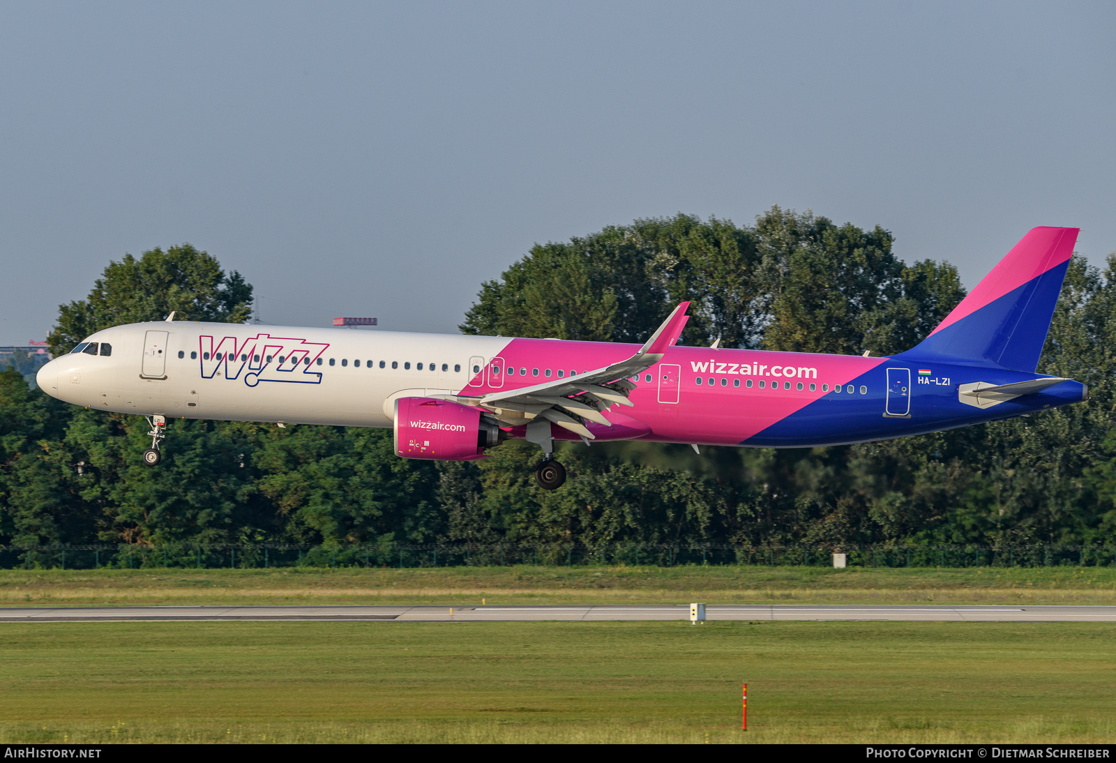 Aircraft Photo of HA-LZI | Airbus A321-271NX | Wizz Air | AirHistory.net #641632