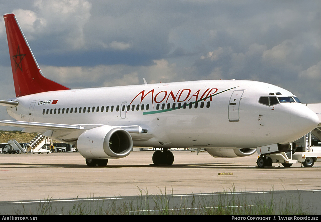 Aircraft Photo of CN-RDB | Boeing 737-329 | Mondair | AirHistory.net #641644