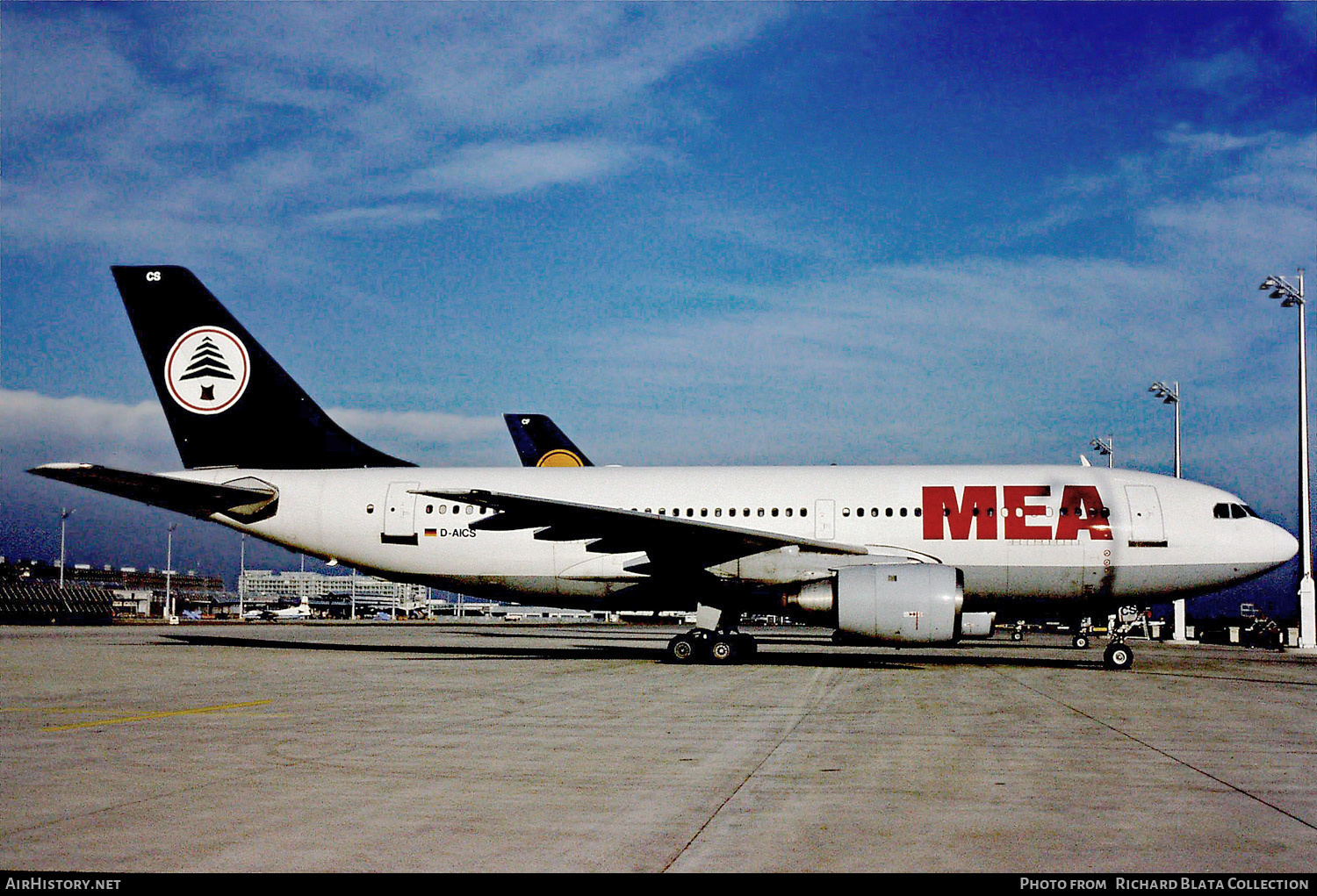 Aircraft Photo of D-AICS | Airbus A310-203 | MEA - Middle East Airlines | AirHistory.net #641669