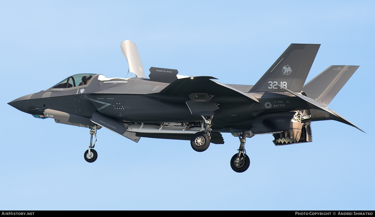 Aircraft Photo of MM7455 | Lockheed Martin F-35B Lightning II | Italy - Air Force | AirHistory.net #641698