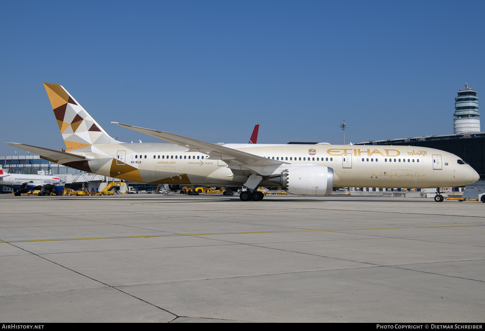 Aircraft Photo of A6-BLW | Boeing 787-9 Dreamliner | Etihad Airways | AirHistory.net #641727