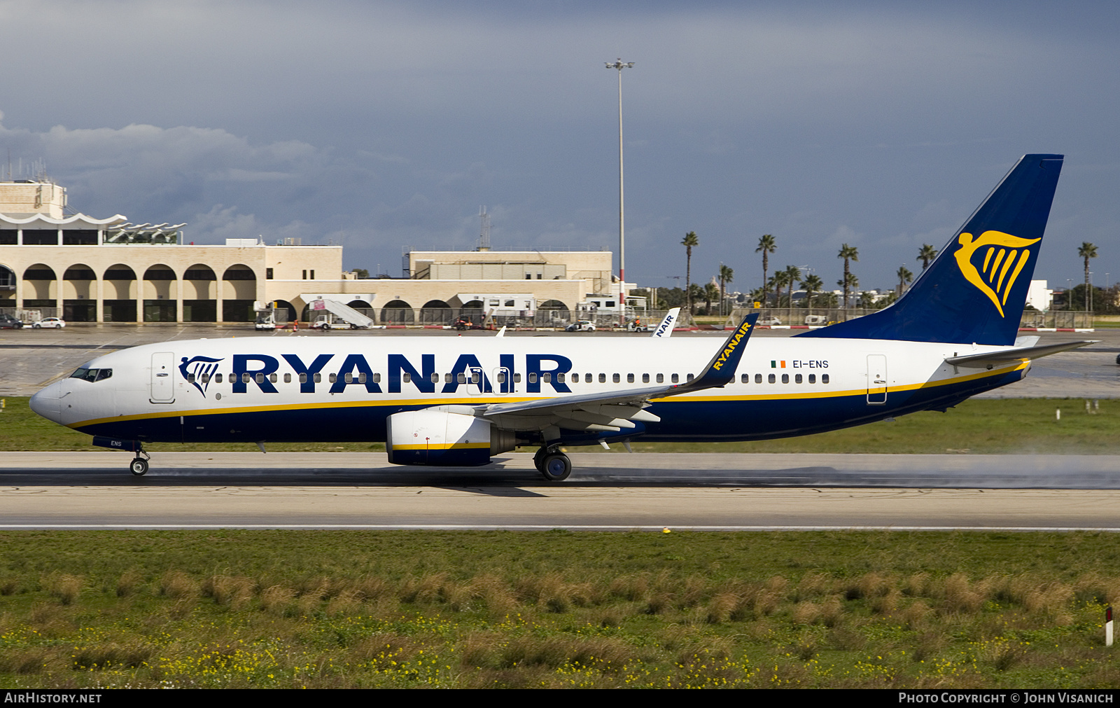 Aircraft Photo of EI-ENS | Boeing 737-8AS | Ryanair | AirHistory.net #641734