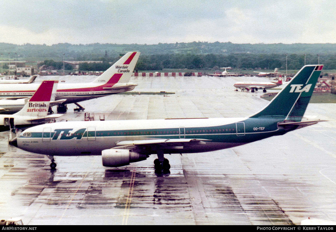 Aircraft Photo of OO-TEF | Airbus A300B1 | TEA - Trans European Airways | AirHistory.net #641750