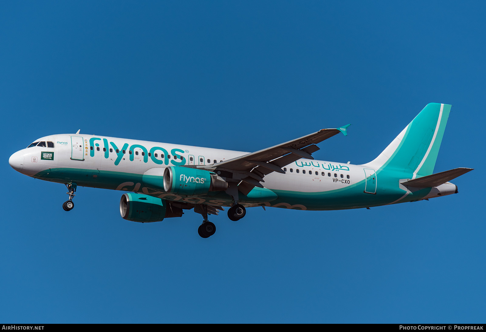 Aircraft Photo of VP-CXO | Airbus A320-214 | Flynas | AirHistory.net #641763