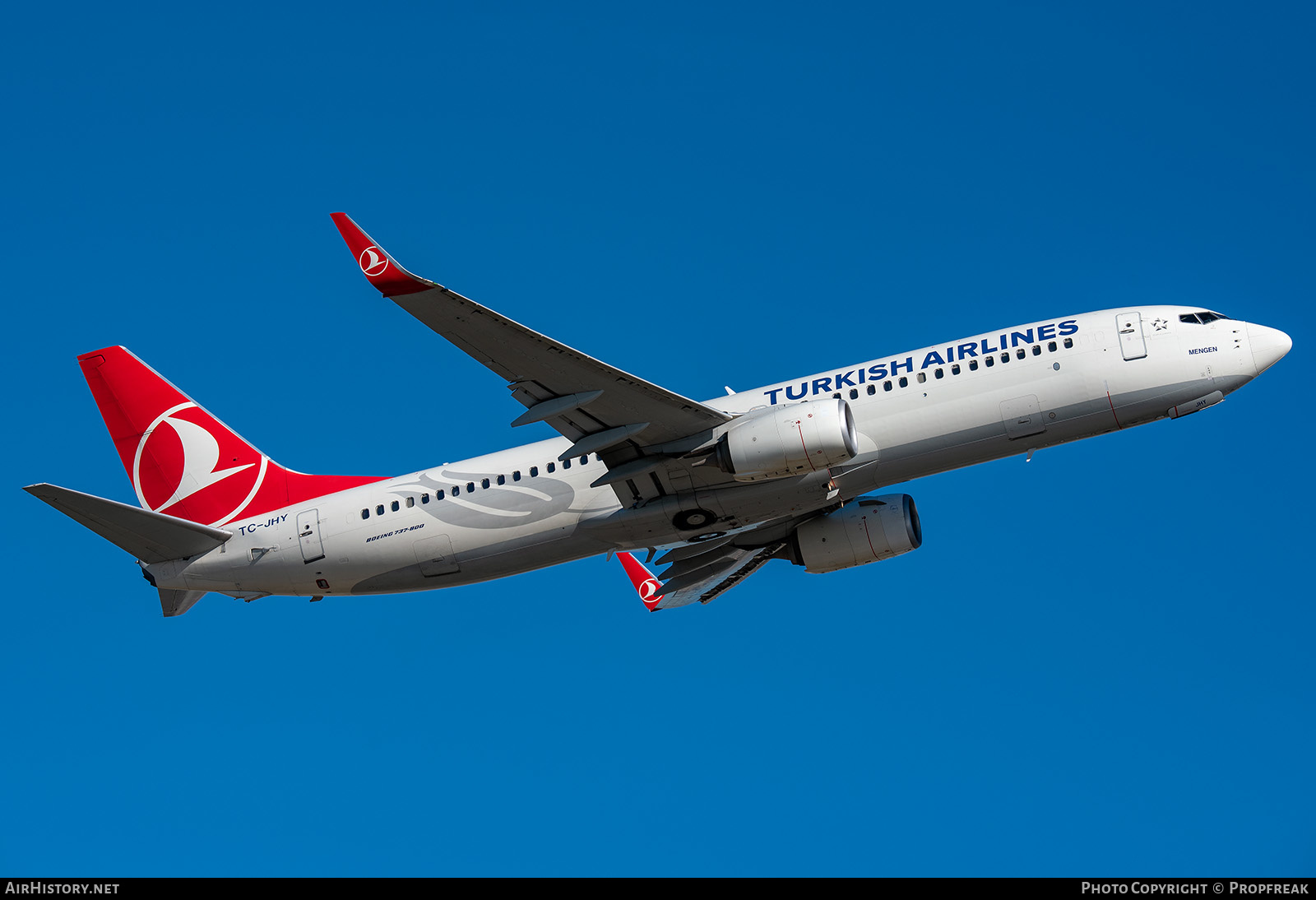 Aircraft Photo of TC-JHY | Boeing 737-8F2 | Turkish Airlines | AirHistory.net #641768