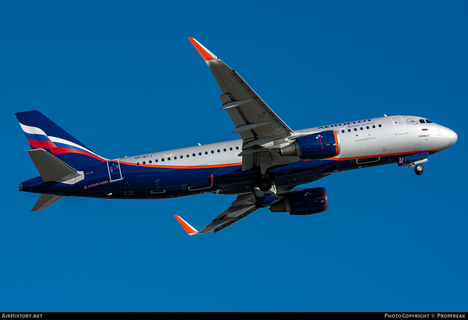 Aircraft Photo of VP-BTJ | Airbus A320-214 | Aeroflot - Russian Airlines | AirHistory.net #641770