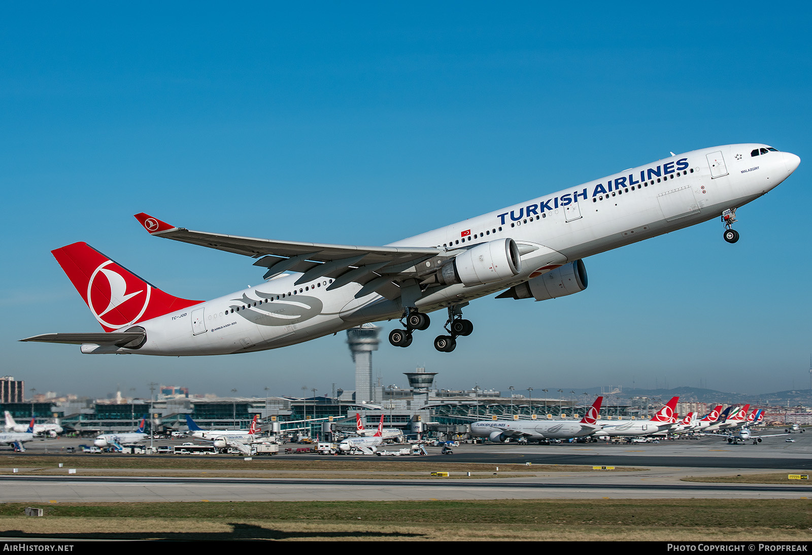Aircraft Photo of TC-JOD | Airbus A330-303 | Turkish Airlines | AirHistory.net #641772