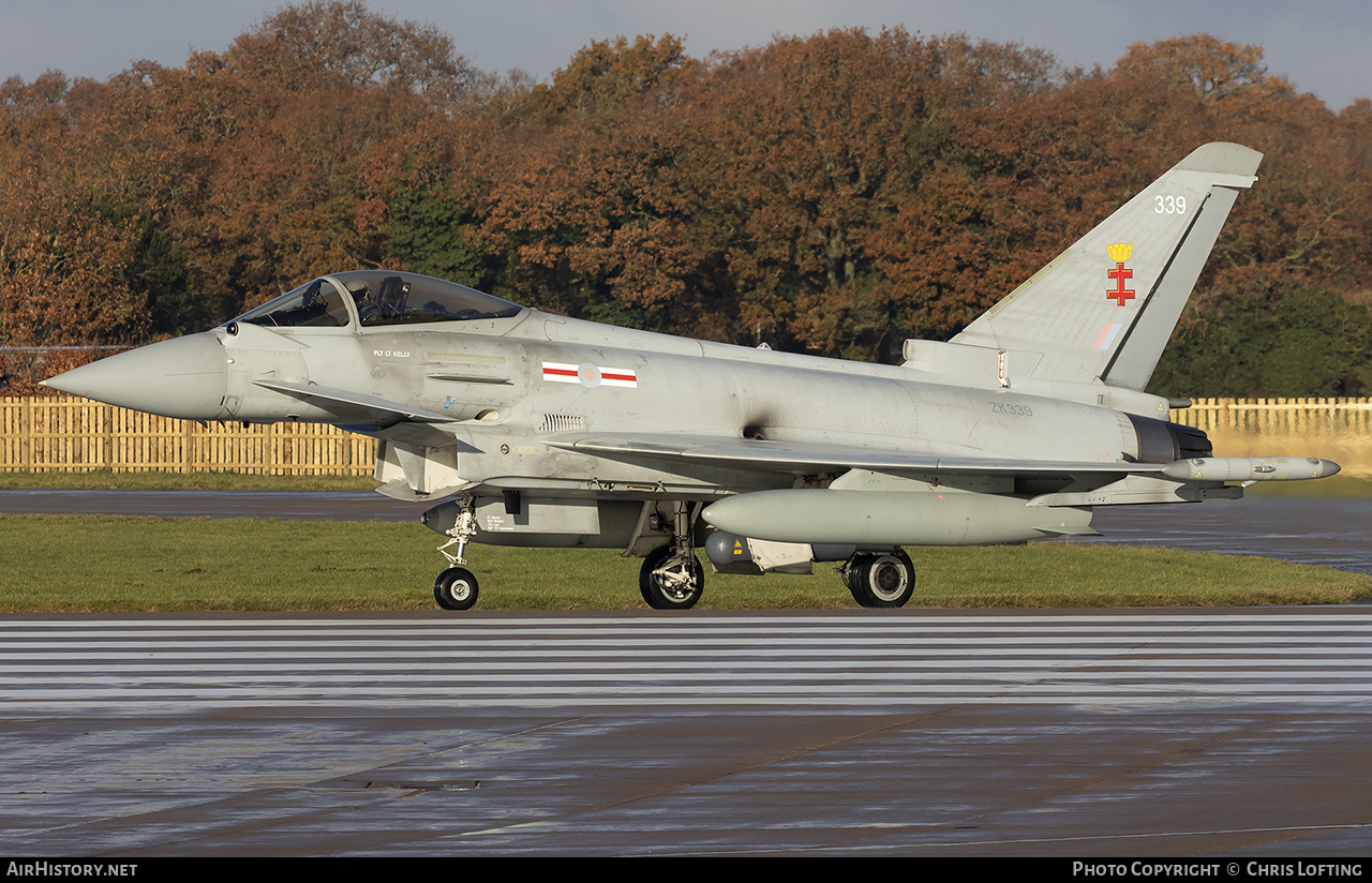 Aircraft Photo of ZK339 | Eurofighter EF-2000 Typhoon FGR4 | UK - Air Force | AirHistory.net #641775