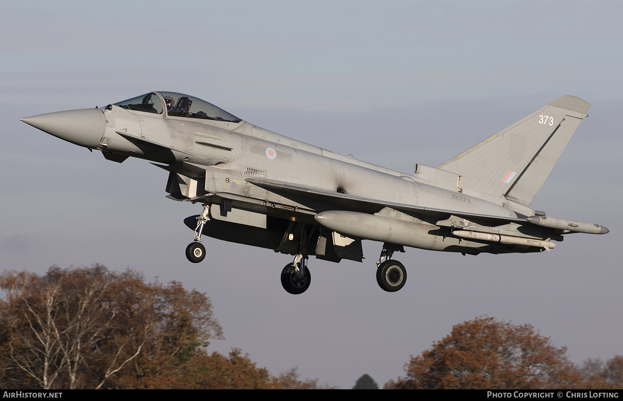 Aircraft Photo of ZK373 | Eurofighter EF-2000 Typhoon FGR4 | UK - Air Force | AirHistory.net #641784