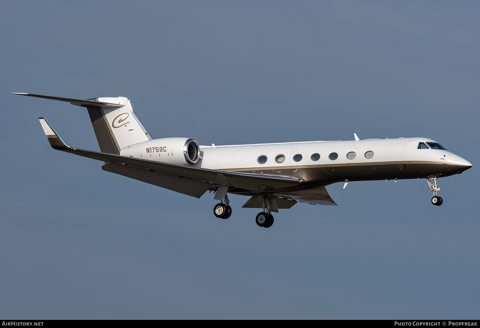 Aircraft Photo of N1759C | Gulfstream Aerospace G-V-SP Gulfstream G550 | AirHistory.net #641811