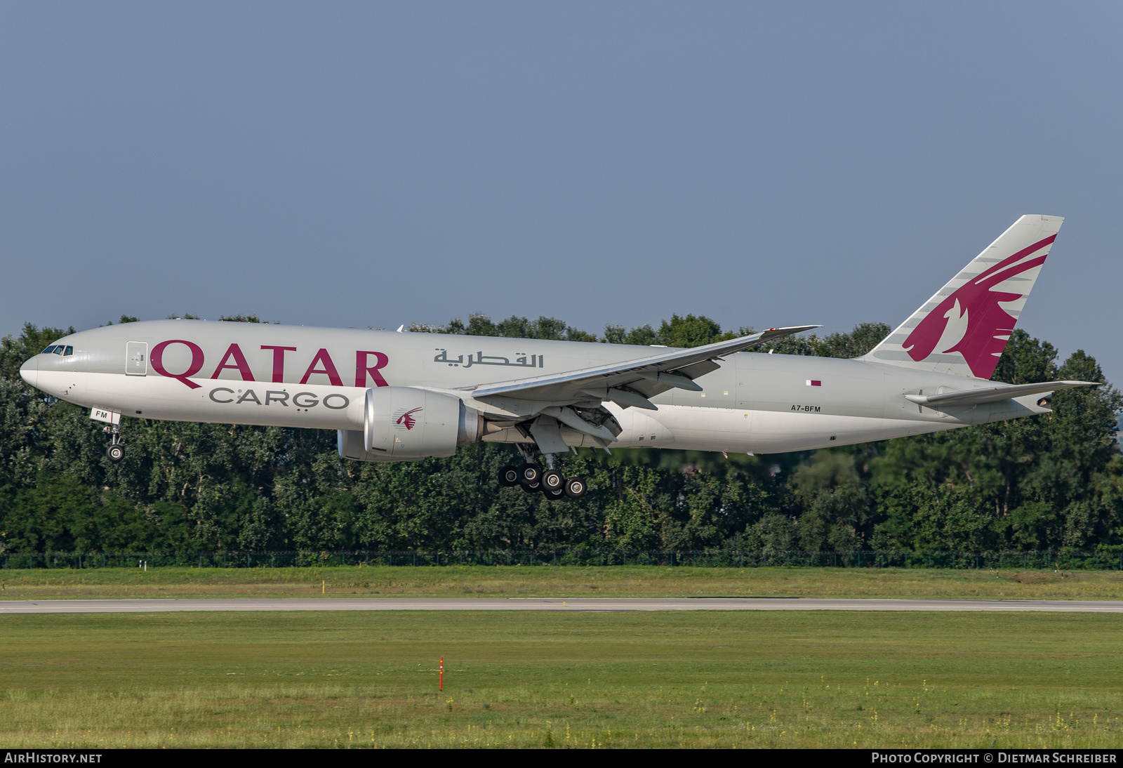 Aircraft Photo of A7-BFM | Boeing 777-F | Qatar Airways Cargo | AirHistory.net #641830