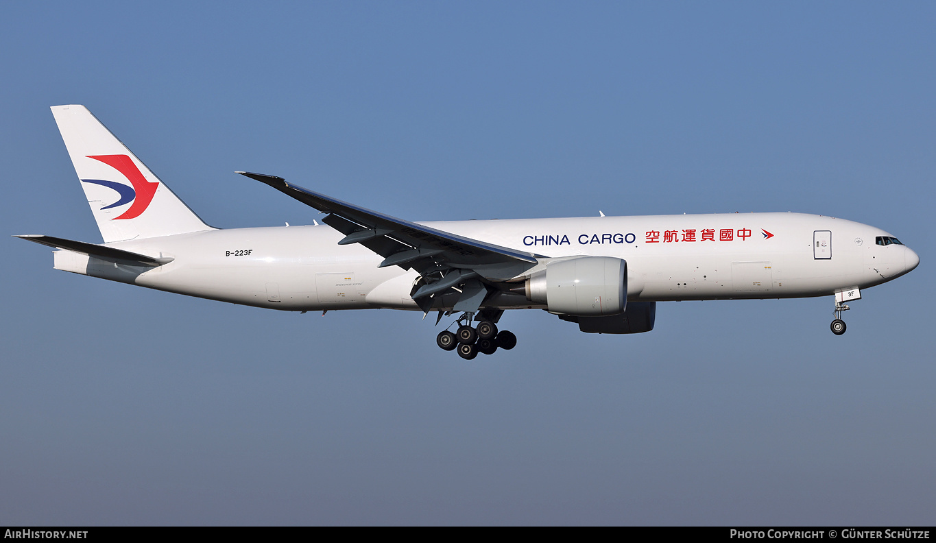 Aircraft Photo of B-223F | Boeing 777-F | China Cargo Airlines | AirHistory.net #641858