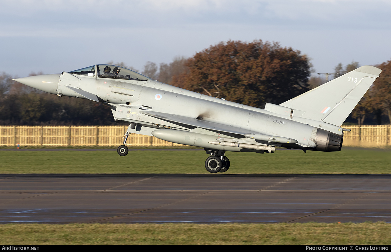 Aircraft Photo of ZK313 | Eurofighter EF-2000 Typhoon FGR4 | UK - Air Force | AirHistory.net #641869