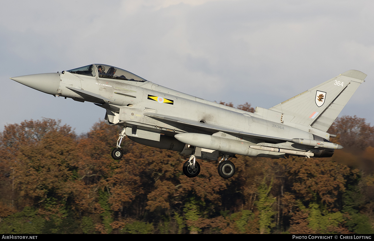 Aircraft Photo of ZK364 | Eurofighter EF-2000 Typhoon FGR4 | UK - Air Force | AirHistory.net #641873