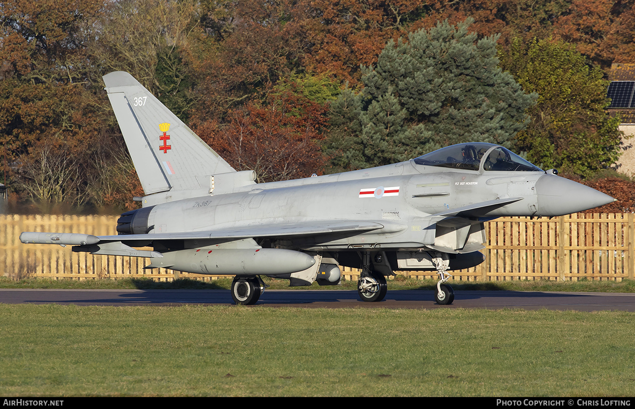 Aircraft Photo of ZK367 | Eurofighter EF-2000 Typhoon FGR4 | UK - Air Force | AirHistory.net #641874