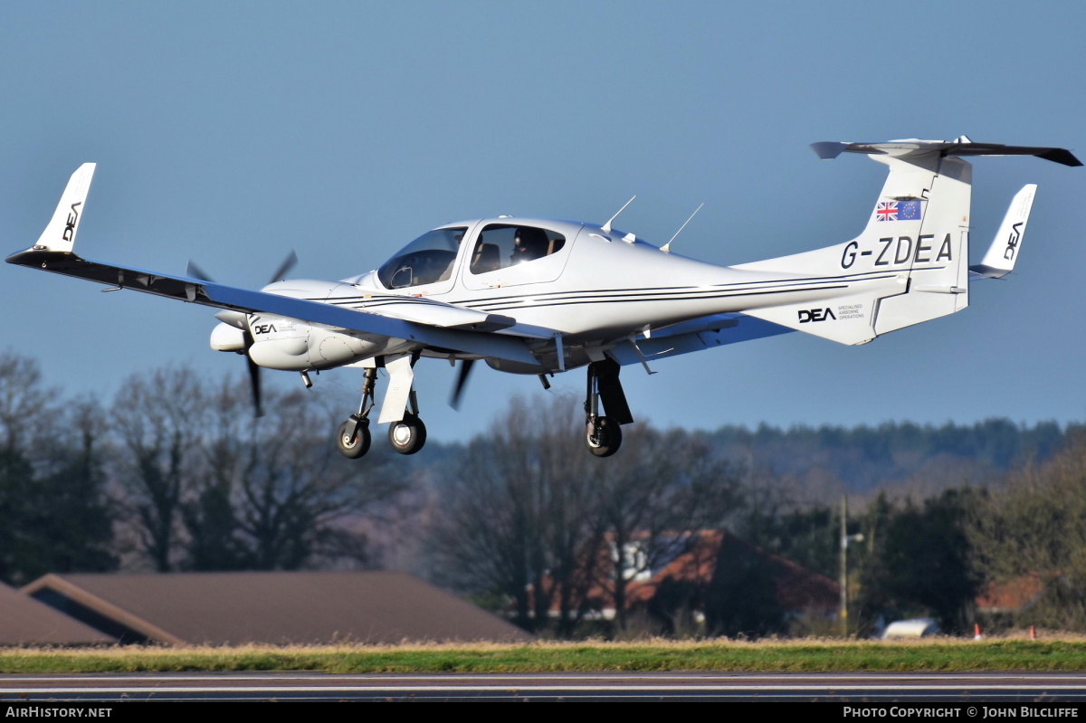 Aircraft Photo of G-ZDEA | Diamond DA42 Twin Star | DEA Specialised Airborne Operations | AirHistory.net #641934