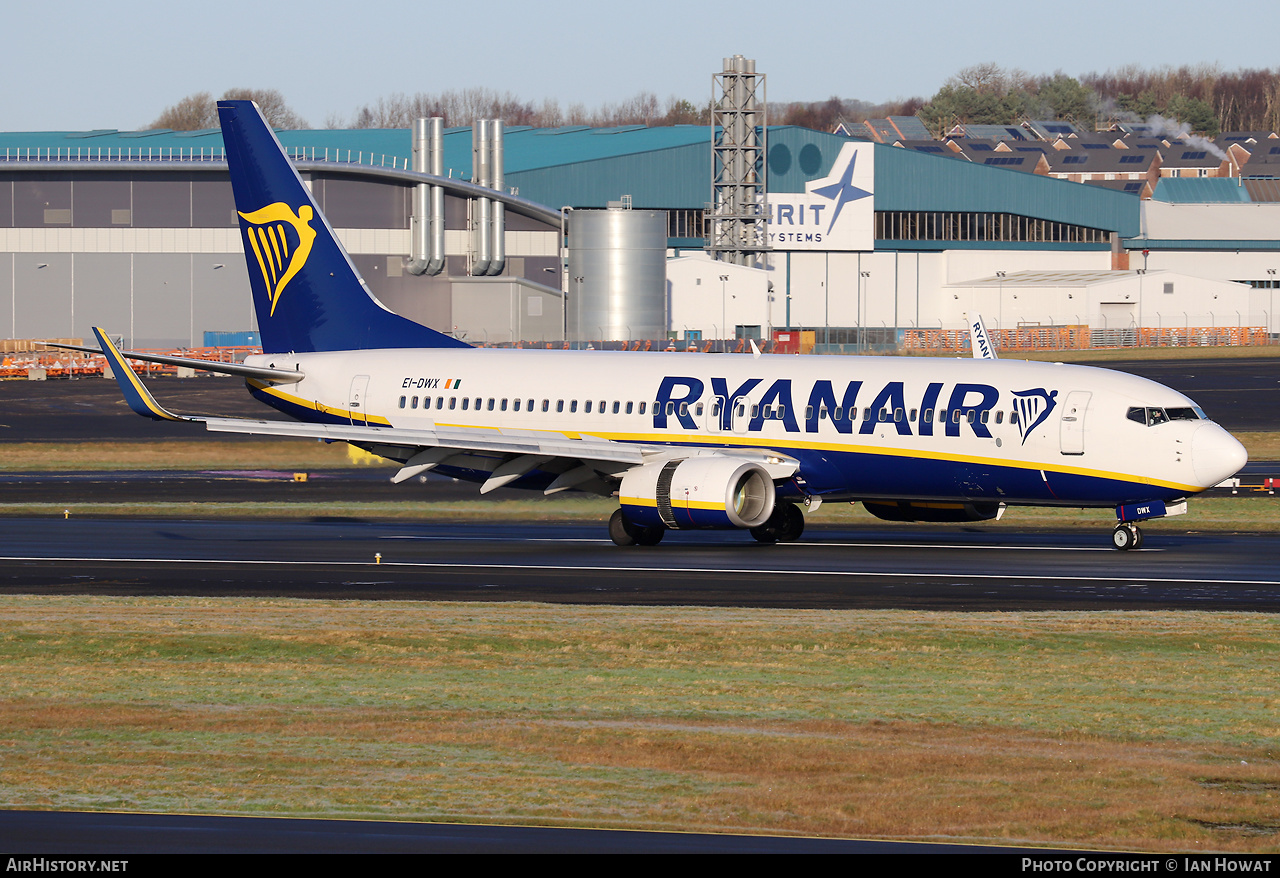 Aircraft Photo of EI-DWX | Boeing 737-8AS | Ryanair | AirHistory.net #641936