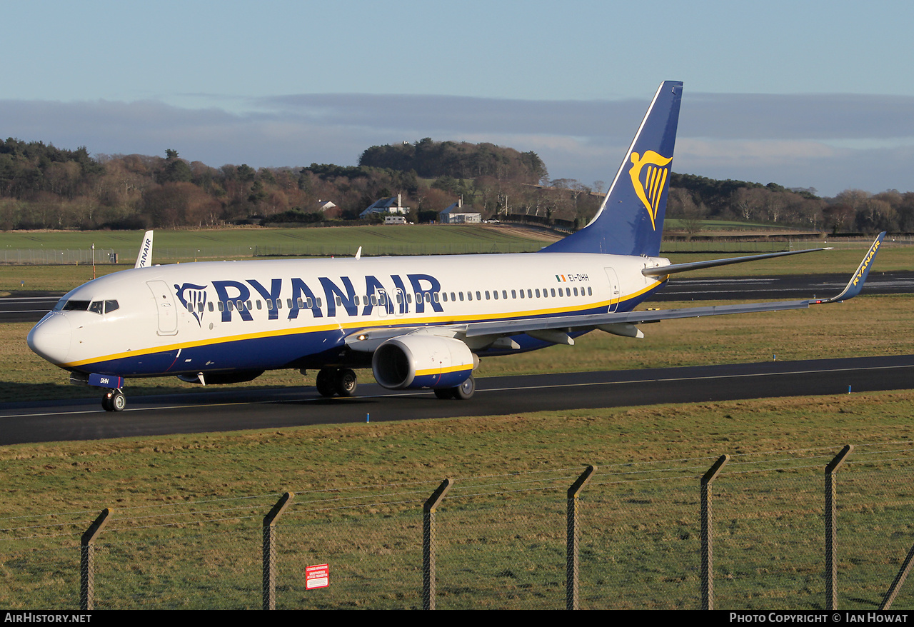 Aircraft Photo of EI-DHH | Boeing 737-8AS | Ryanair | AirHistory.net #641943