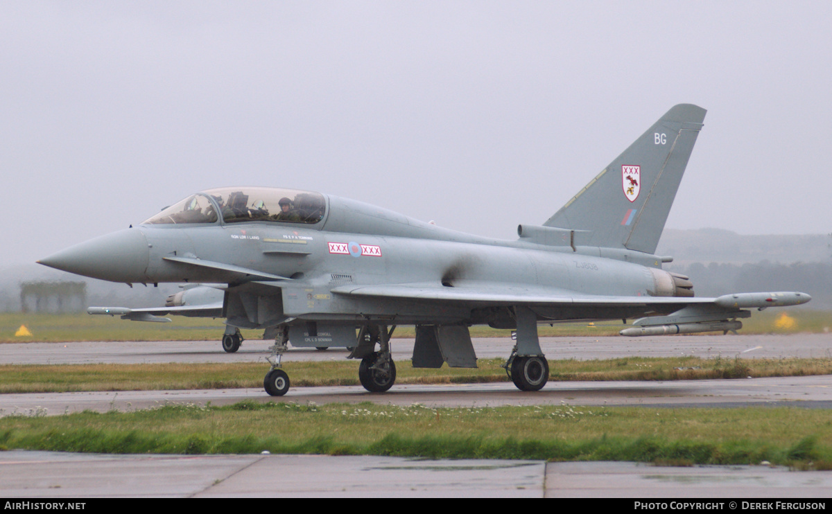 Aircraft Photo of ZJ808 | Eurofighter EF-2000 Typhoon T1 | UK - Air Force | AirHistory.net #641979