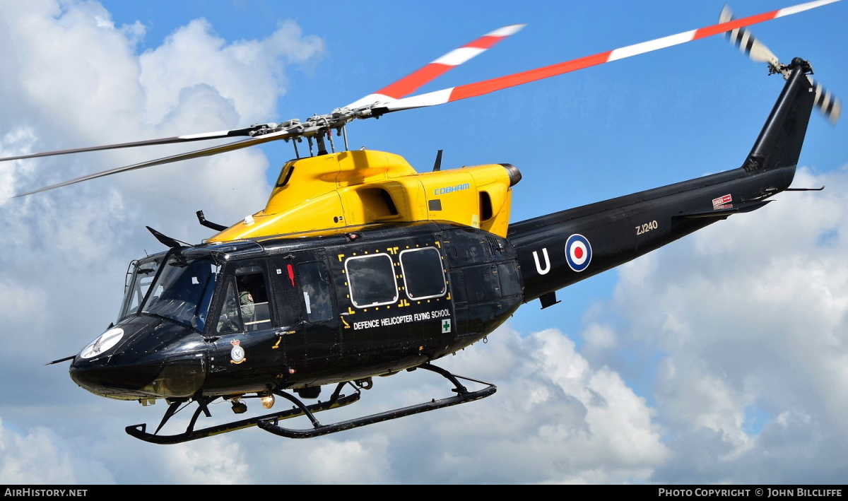 Aircraft Photo of ZJ240 | Bell 412EP Griffin HT1 | UK - Air Force | AirHistory.net #641995
