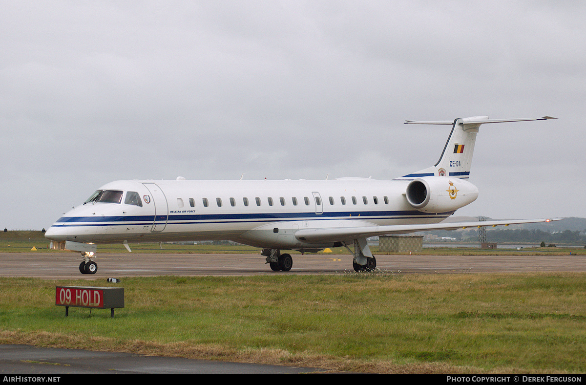 Aircraft Photo of CE-04 | Embraer ERJ-145LR (EMB-145LR) | Belgium - Air Force | AirHistory.net #641997