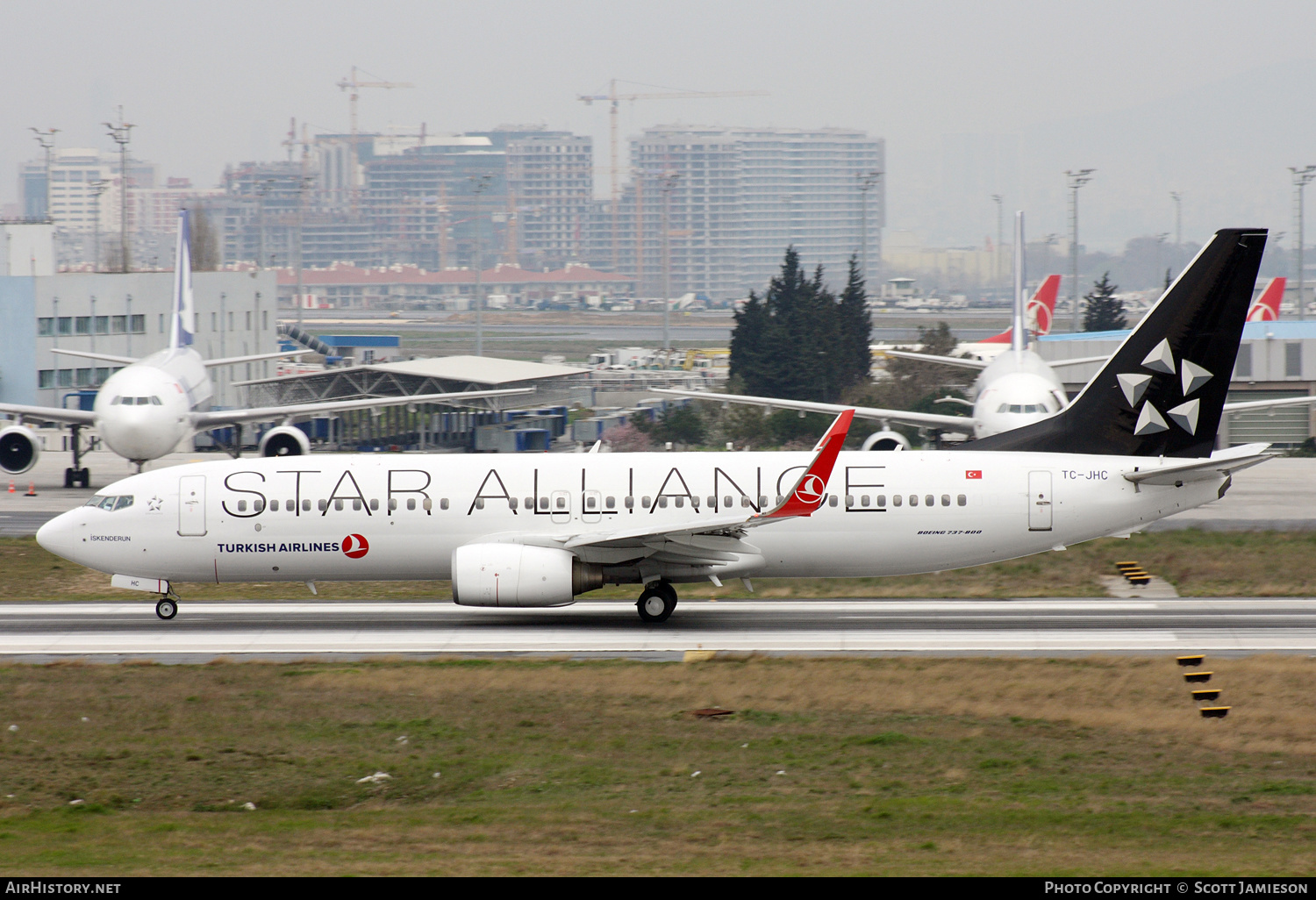 Aircraft Photo of TC-JHC | Boeing 737-8F2 | Turkish Airlines | AirHistory.net #642016