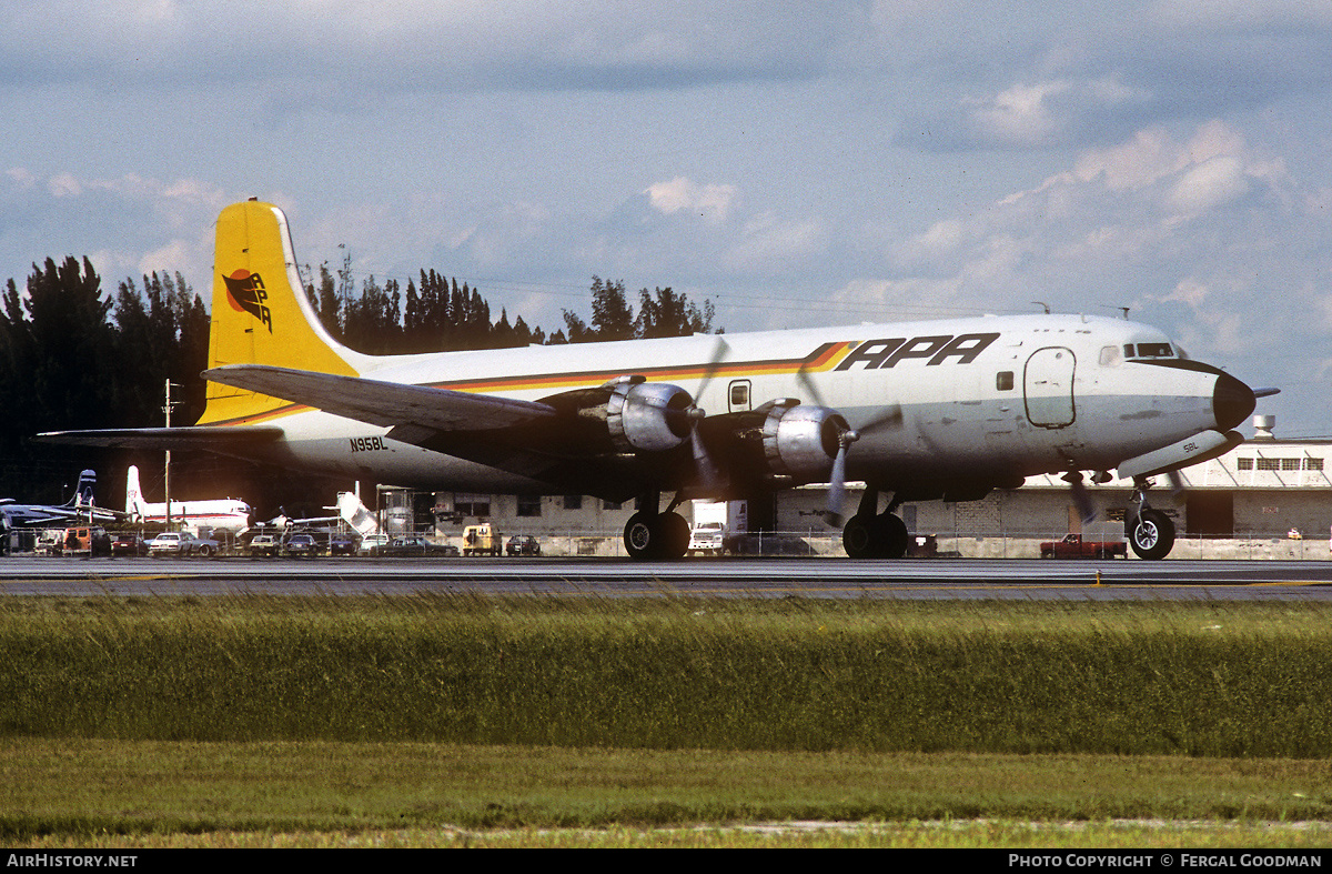 Aircraft Photo of N95BL | Douglas DC-6B(F) | APA International Air | AirHistory.net #642035