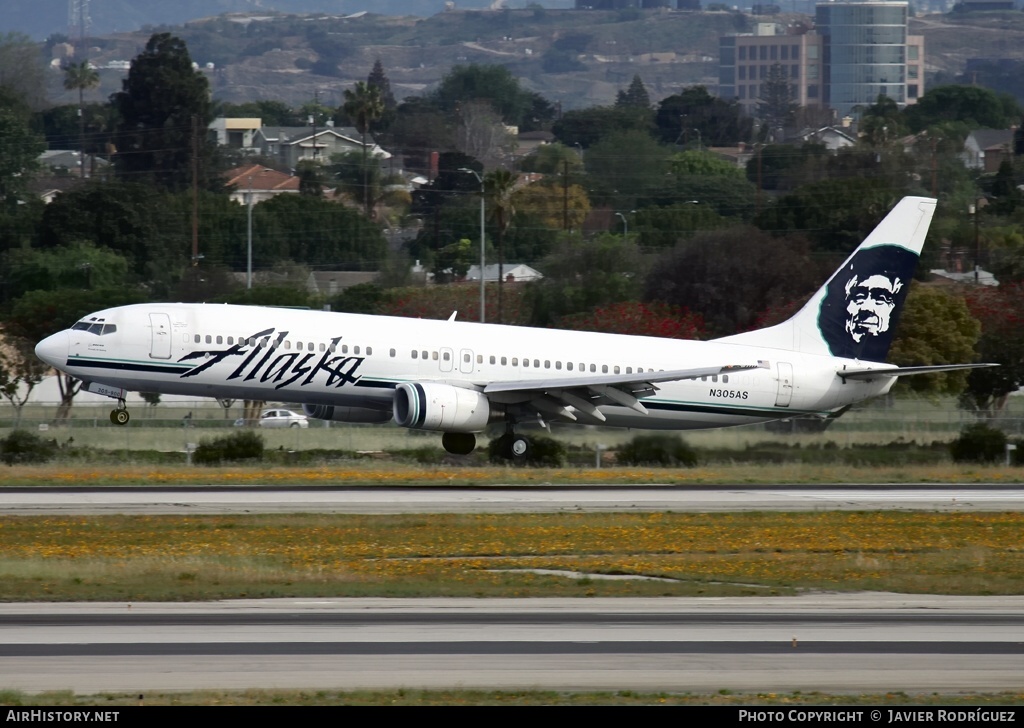 Aircraft Photo of N305AS | Boeing 737-990 | Alaska Airlines | AirHistory.net #642045