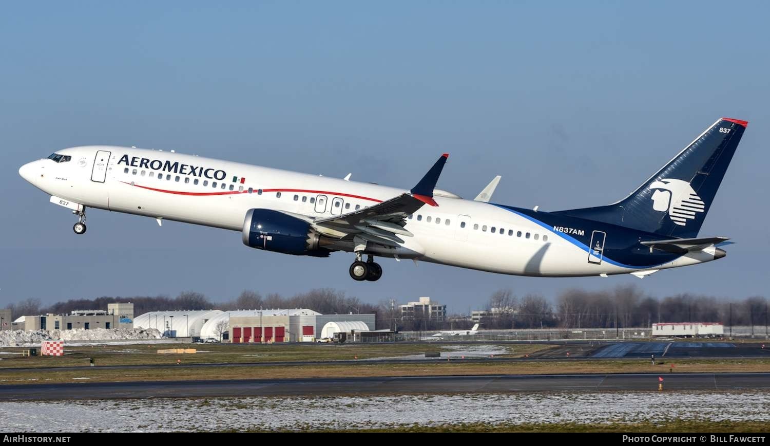 Aircraft Photo of N837AM | Boeing 737-9 Max 9 | AeroMéxico | AirHistory.net #642048