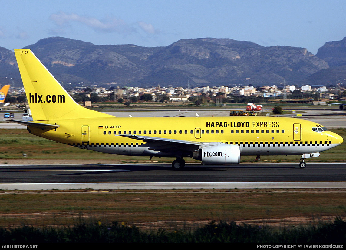 Aircraft Photo of D-AGEP | Boeing 737-75B | Hapag-Lloyd Express | AirHistory.net #642054