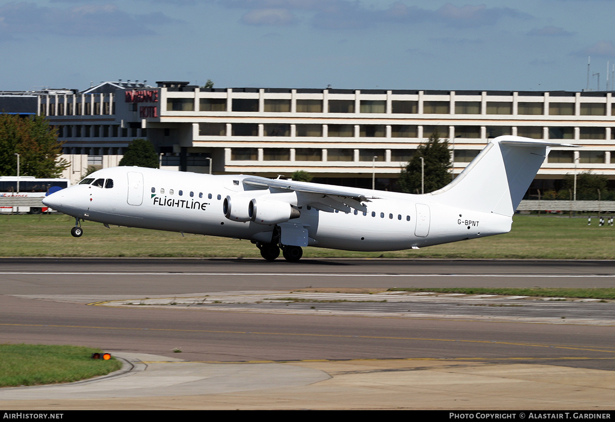 Aircraft Photo of G-BPNT | British Aerospace BAe-146-300 | Flightline | AirHistory.net #642113