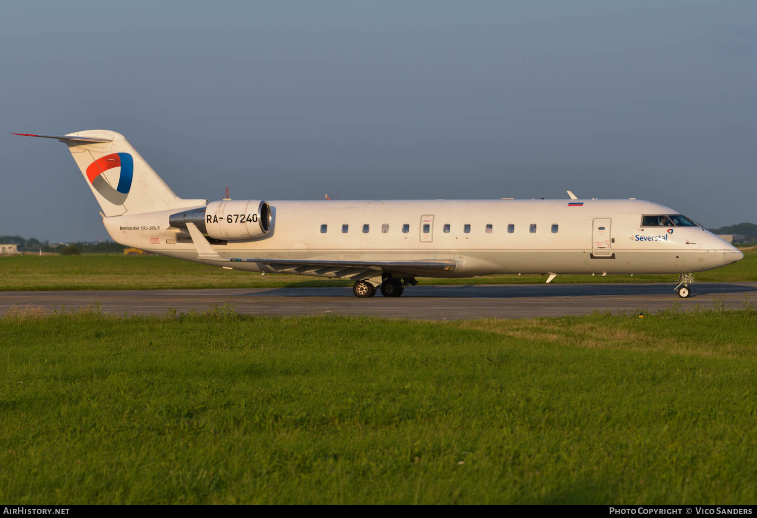 Aircraft Photo of RA-67240 | Bombardier CRJ-200LR (CL-600-2B19) | Severstal Avia | AirHistory.net #642147