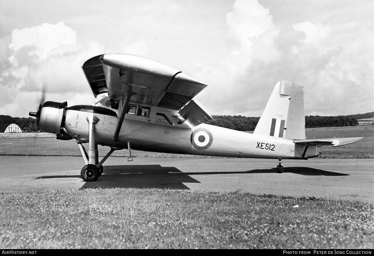 Aircraft Photo of XE512 | Scottish Aviation Pioneer CC.1 | UK - Air Force | AirHistory.net #642180