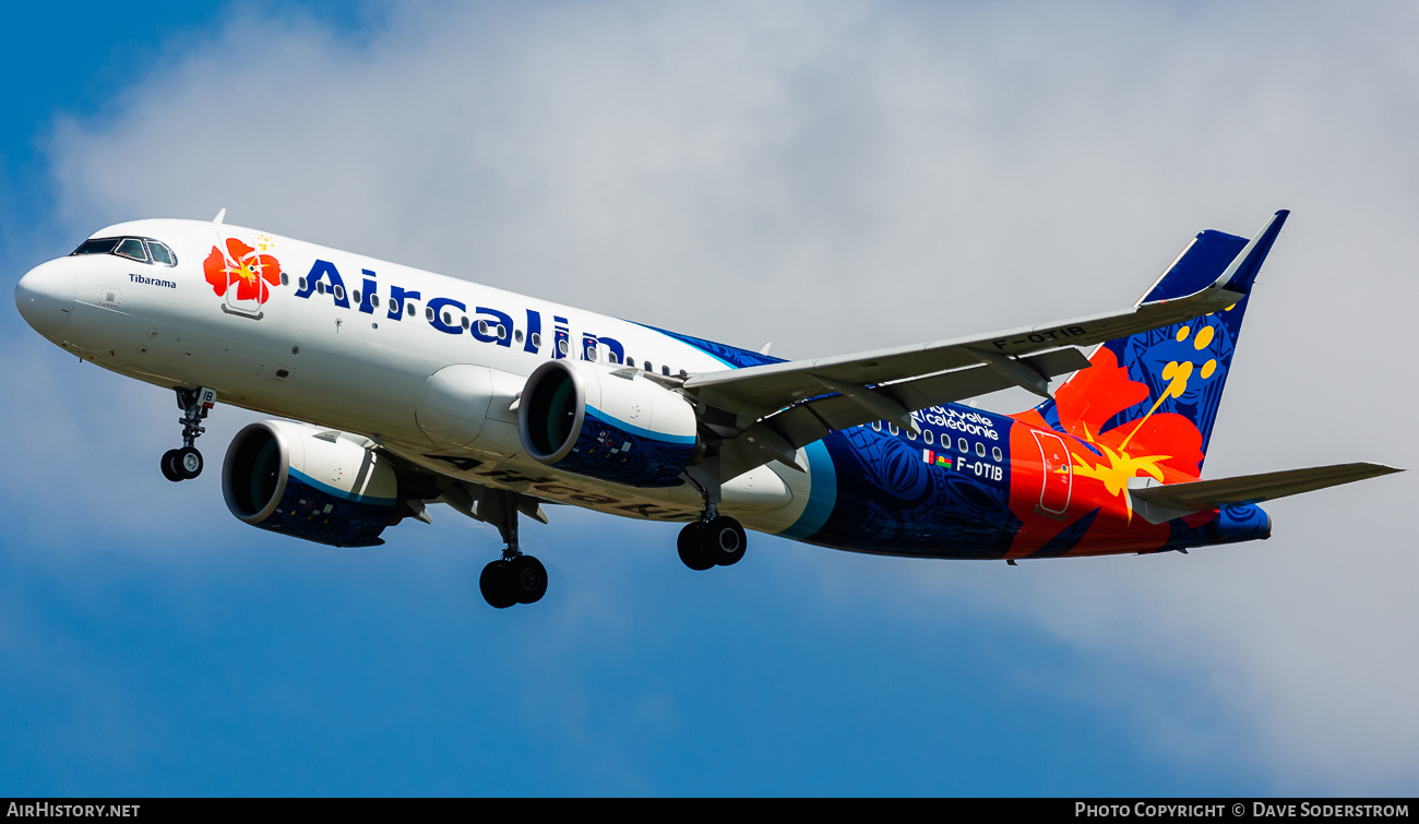 Aircraft Photo of F-OTIB | Airbus A320-271N | Aircalin - Air Calédonie International | AirHistory.net #642190