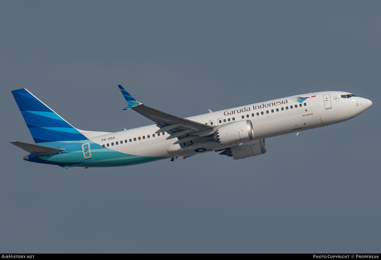 Aircraft Photo of PK-GDA | Boeing 737-8 Max 8 | Garuda Indonesia | AirHistory.net #642214