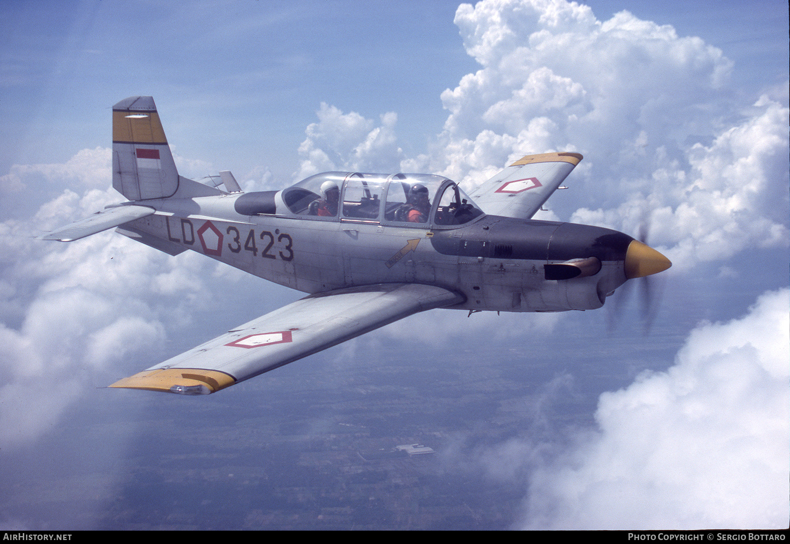 Aircraft Photo of LD-3423 | Beech T-34C-1 Turbo Mentor (45) | Indonesia - Air Force | AirHistory.net #642217