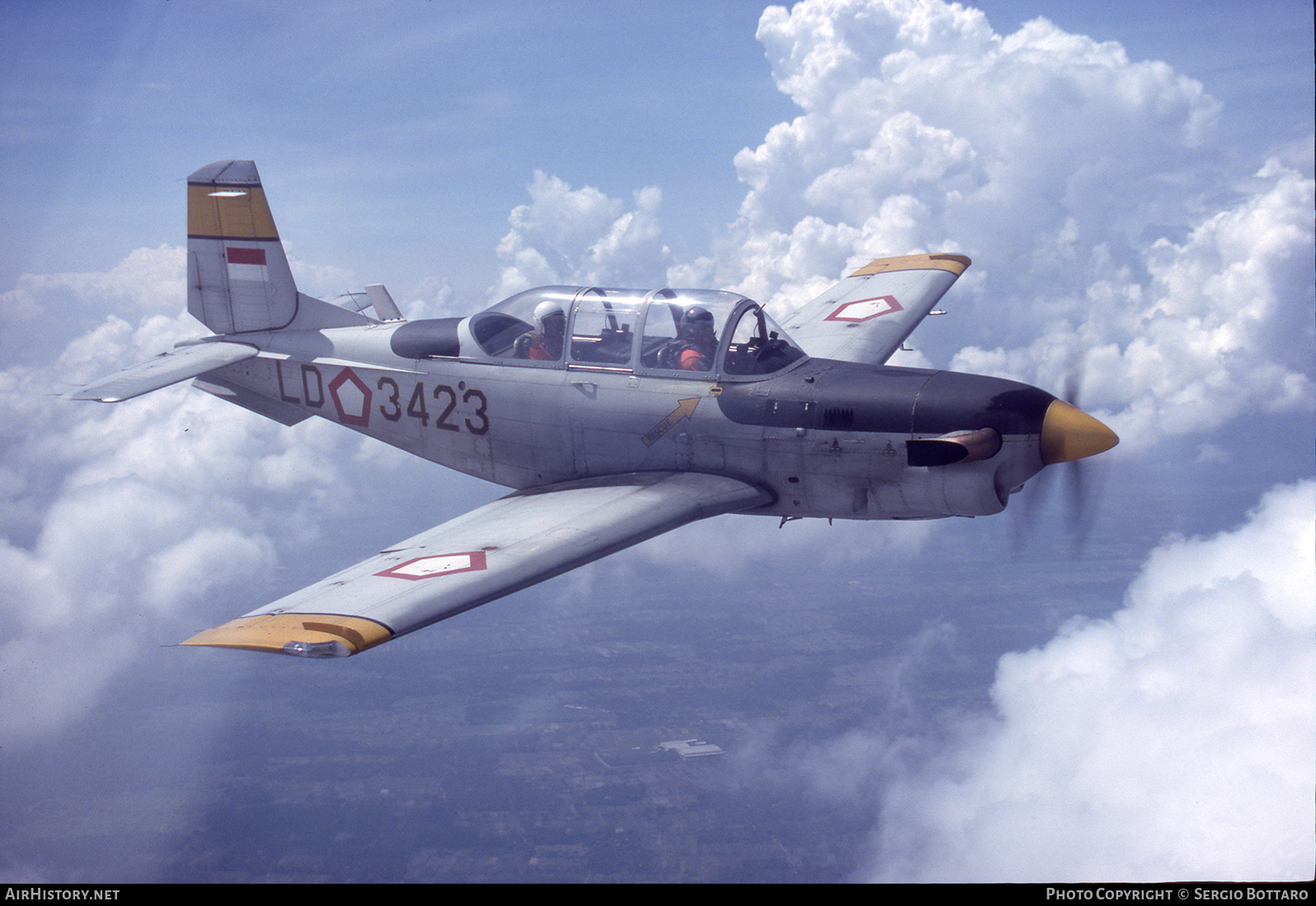 Aircraft Photo of LD-3423 | Beech T-34C-1 Turbo Mentor | Indonesia - Air Force | AirHistory.net #642217