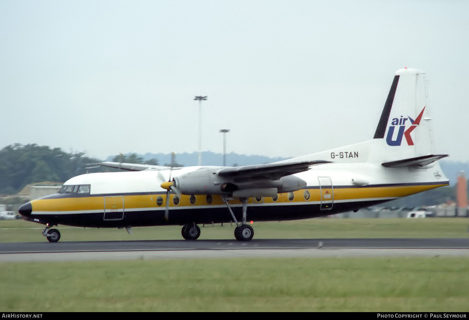 Aircraft Photo of G-STAN | Fokker F27-200 Friendship | Air UK | AirHistory.net #642223