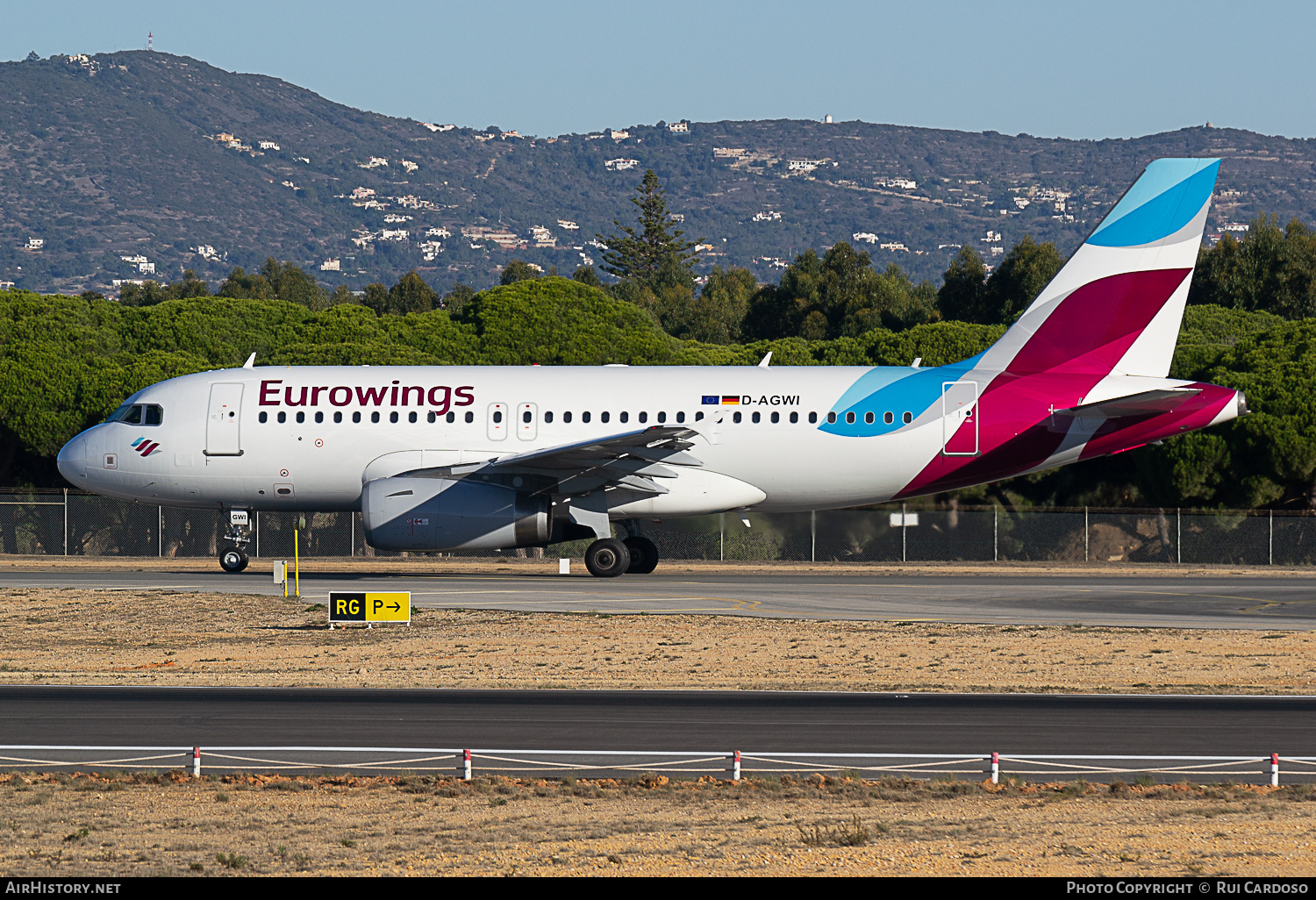 Aircraft Photo of D-AGWI | Airbus A319-132 | Eurowings | AirHistory.net #642228