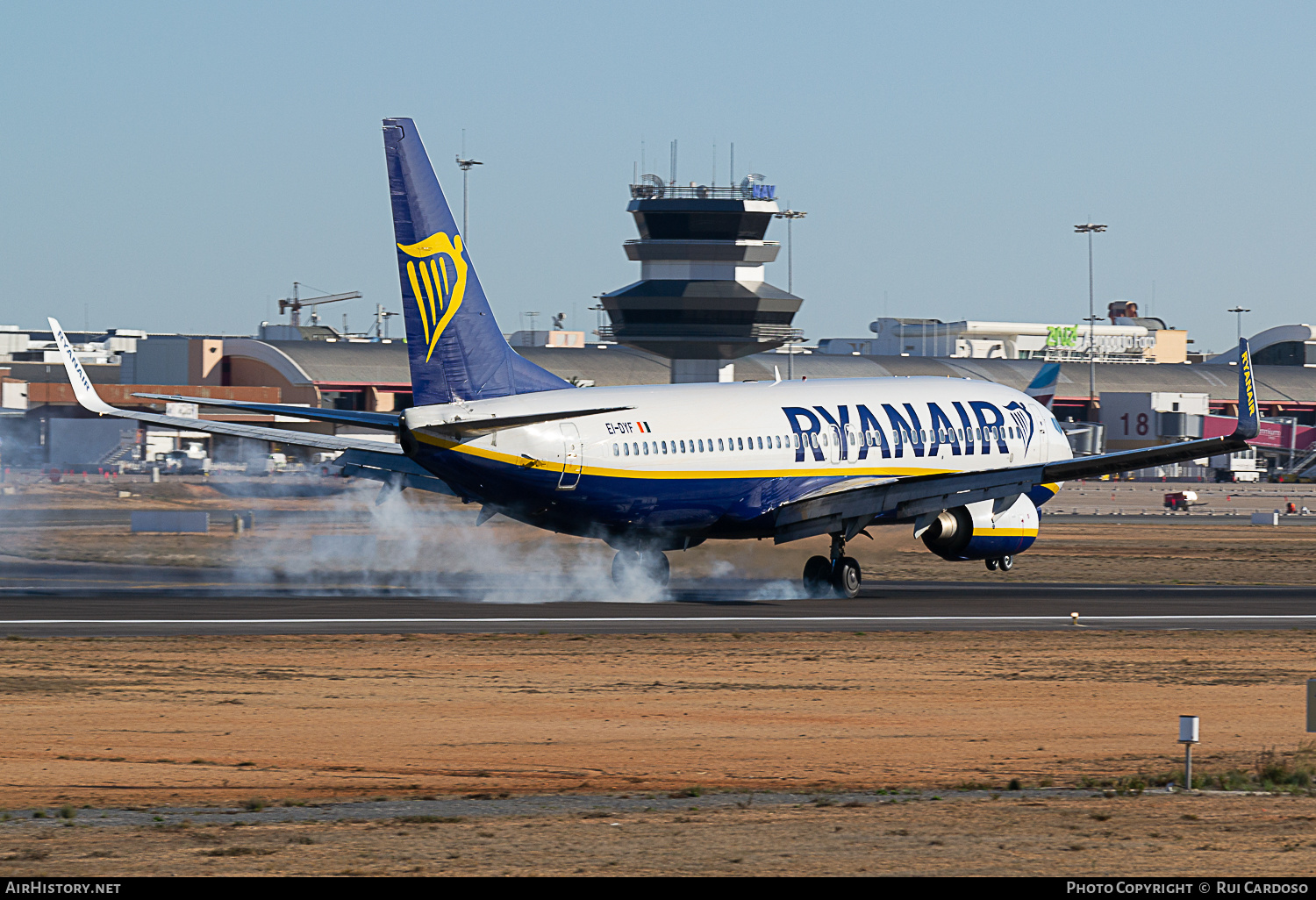 Aircraft Photo of EI-DYF | Boeing 737-8AS | Ryanair | AirHistory.net #642266