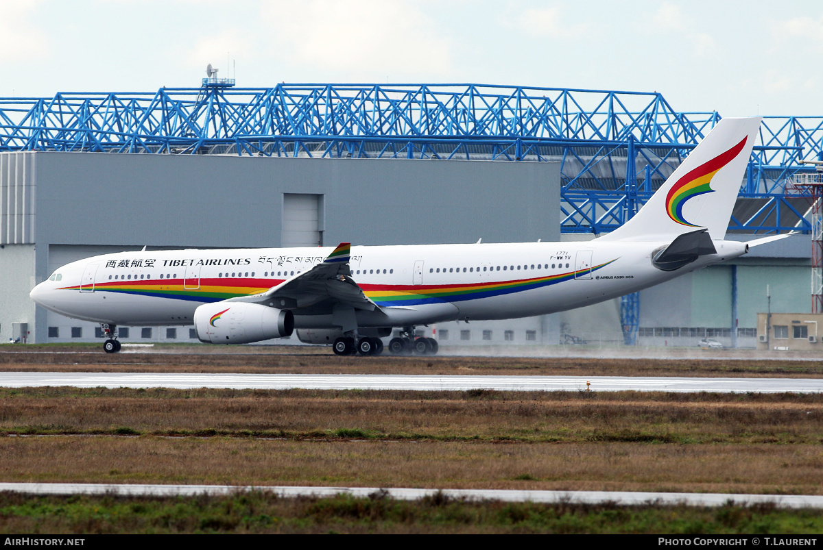 Aircraft Photo of F-WWYV | Airbus A330-243 | Tibet Airlines | AirHistory.net #642272